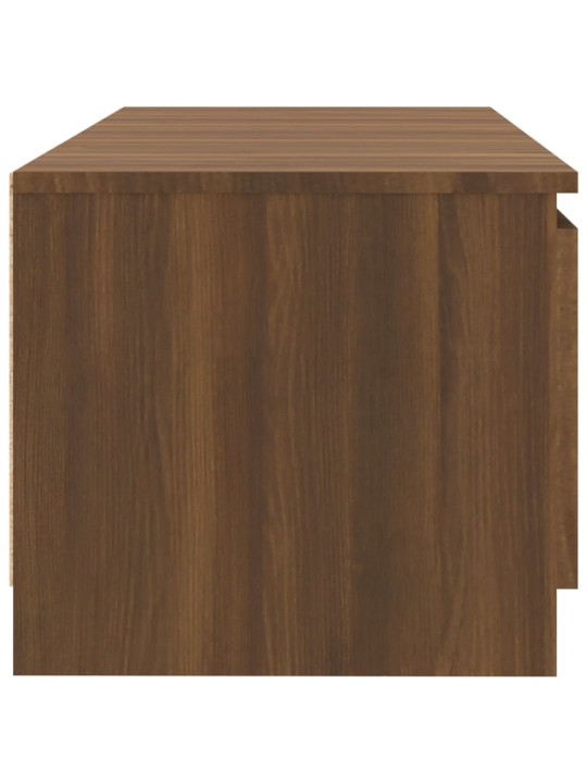 TV skříňka s LED osvětlením hnědý dub 140x40x35,5 c