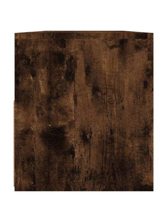 TV skříňka s LED osvětlením kouřový dub 90 x 35 x 40 cm