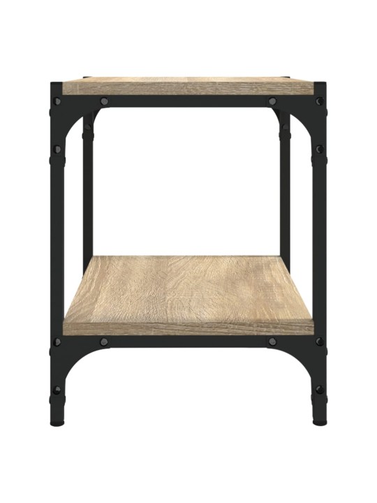 TV skříňka dub sonoma 40 x 33 x 41 cm kompozitní dřevo a ocel