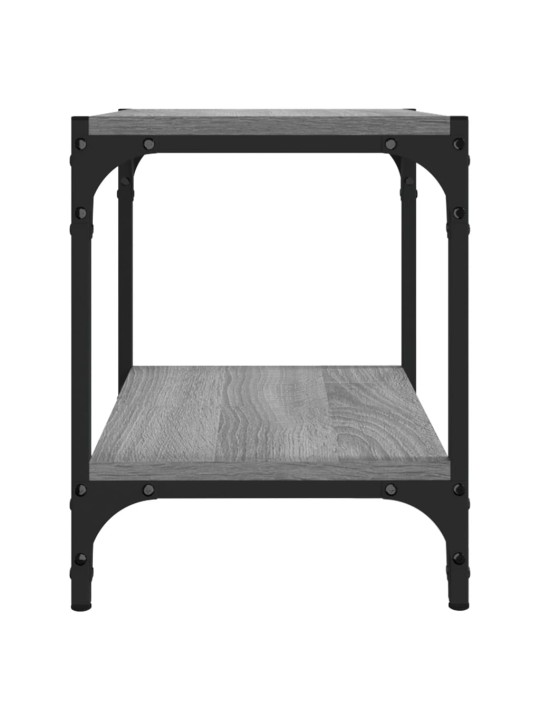 TV skříňka šedá sonoma 40x33x41 cm kompozitní dřevo a ocel