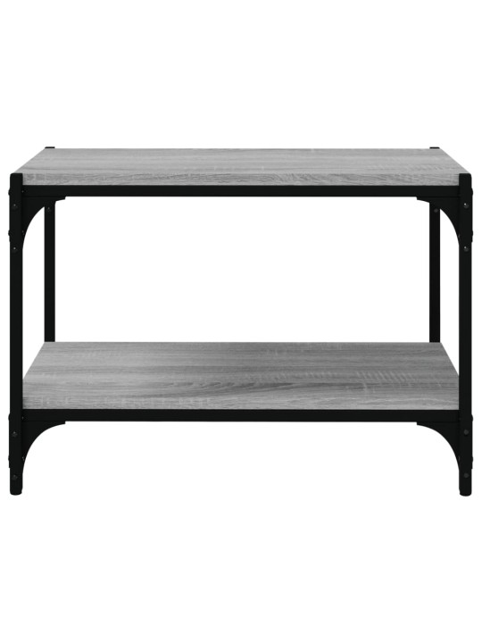 TV skříňka šedá sonoma 60 x 33 x 41 cm kompozitní dřevo a ocel