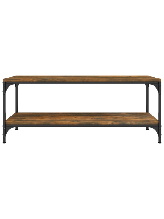 Konferenční stolek kouřový dub 100x50x40 cm kompozitní dřevo