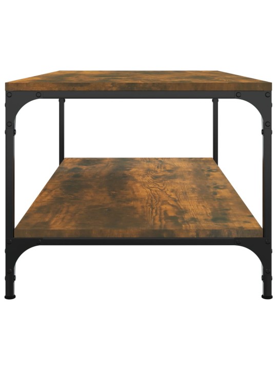 Konferenční stolek kouřový dub 100x50x40 cm kompozitní dřevo