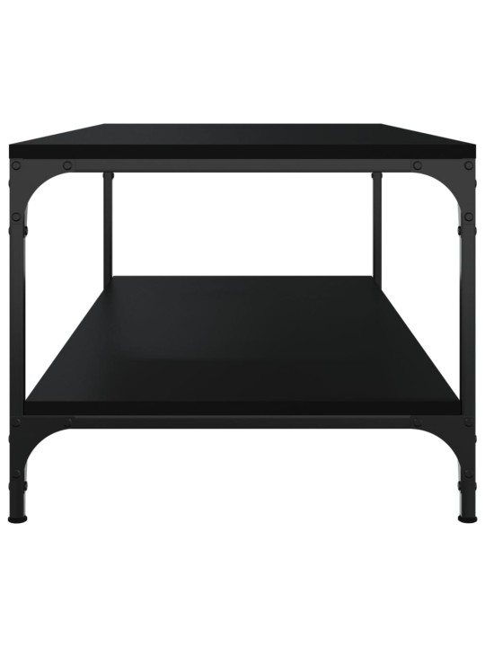 Konferenční stolek černý 80 x 50 x 40 cm kompozitní dřevo