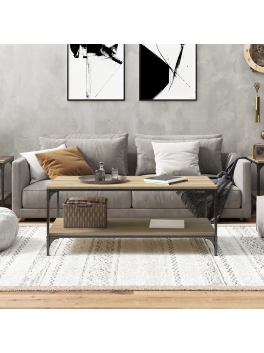 Konferenční stolek dub sonoma 80x50x40 cm kompozitní dřevo