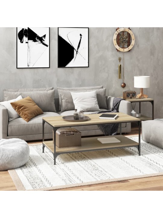 Konferenční stolek dub sonoma 80x50x40 cm kompozitní dřevo