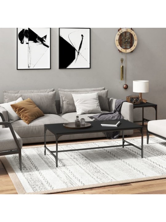 Konferenční stolek černý 100 x 50 x 35 cm kompozitní dřevo