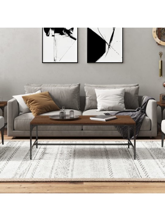 Konferenční stolek hnědý dub 100x50x35 cm kompozitní dřevo