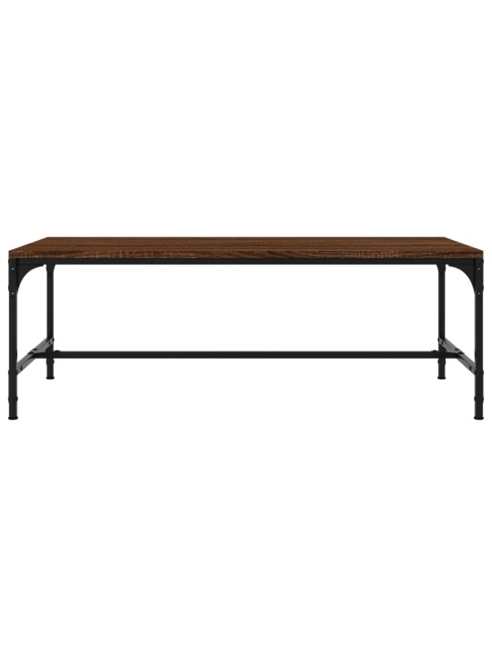 Konferenční stolek hnědý dub 100x50x35 cm kompozitní dřevo