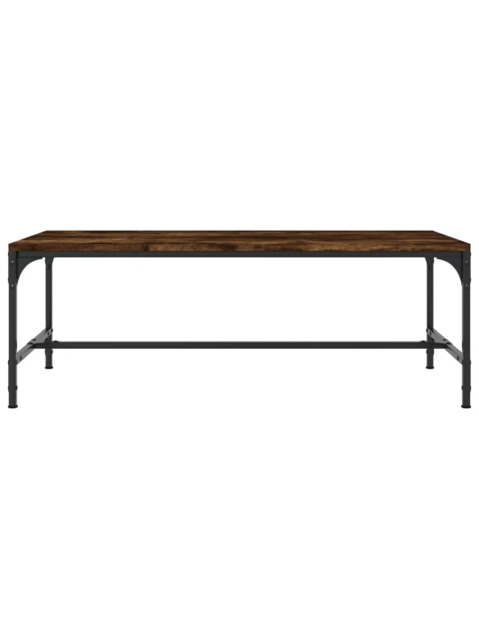Konferenční stolek kouřový dub 80x50x35 cm kompozitní dřevo