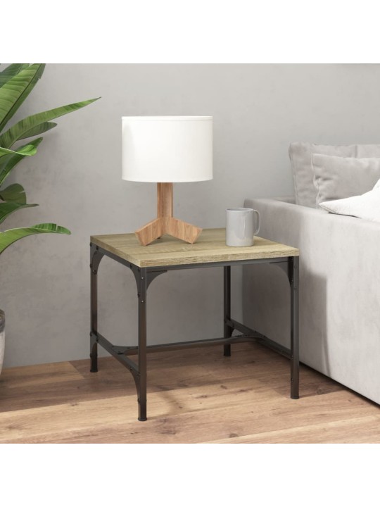 Konferenční stolek dub sonoma 50x50x35 cm kompozitní dřevo