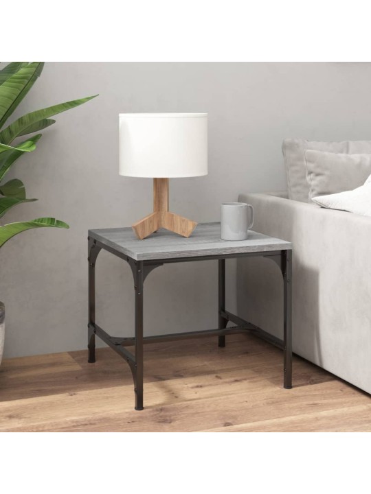 Konferenční stolek šedý sonoma 50 x 50 x 35 cm kompozitní dřevo