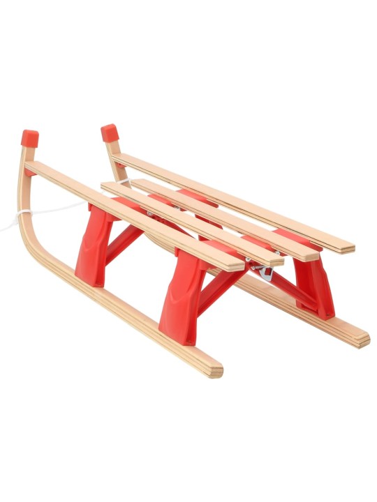 Skládací sáně dřevo 110 cm
