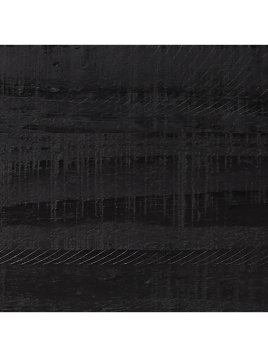 Příborník černý 110 x 35 x 70 cm masivní borové dřevo