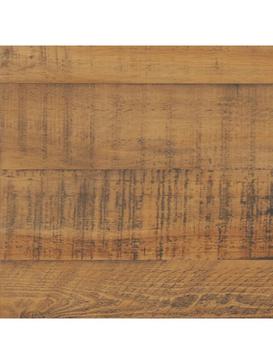 Příborník hnědý 110 x 35 x 70 cm masivní borové dřevo