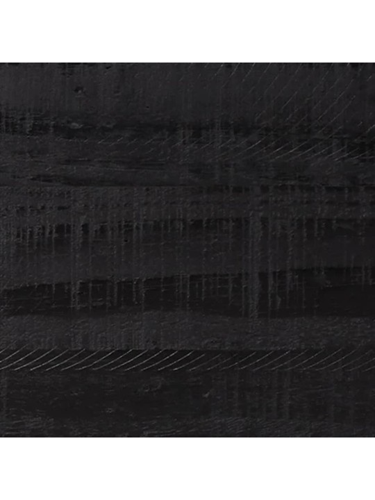 Botník černý 75 x 40 x 110 cm masivní borovice