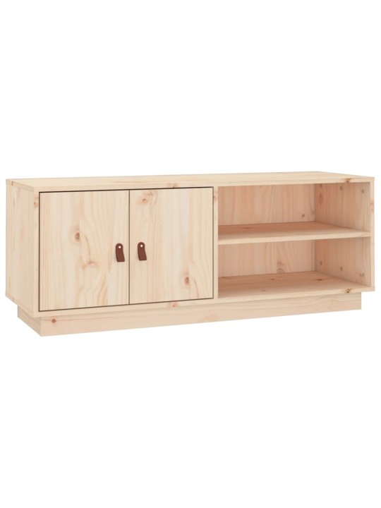 Tv skříňka 105 x 34 x 40 cm masivní borové dřevo