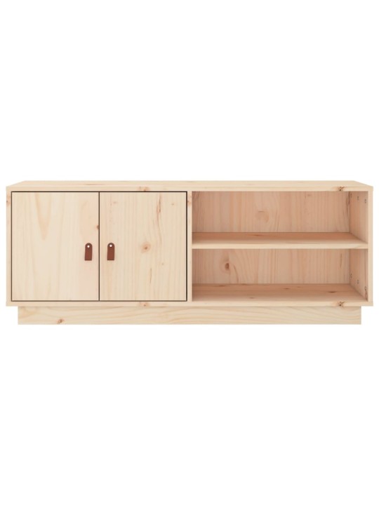 Tv skříňka 105 x 34 x 40 cm masivní borové dřevo