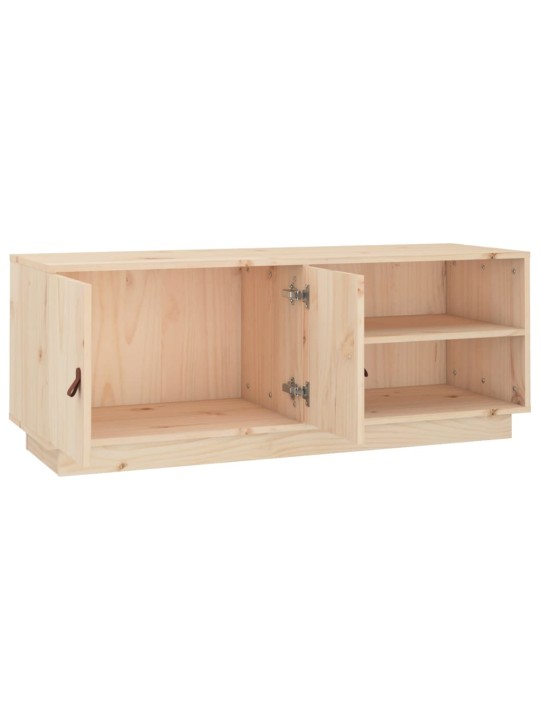 Tv skříňka 105 x 34 x 40 cm masivní borové dřevo