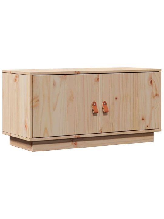 Tv skříňka 80 x 34 x 40 cm masivní borové dřevo