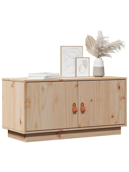 Tv skříňka 80 x 34 x 40 cm masivní borové dřevo