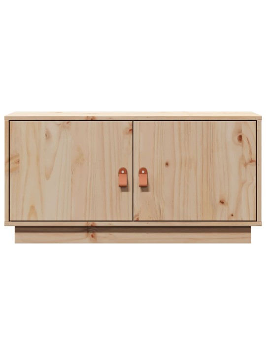 Tv skříňka 80 x 34 x 40 cm masivní borové dřevo