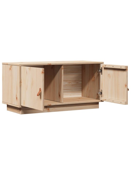 Tv skříňka 80 x 34 x 40 cm masivní borové dřevo