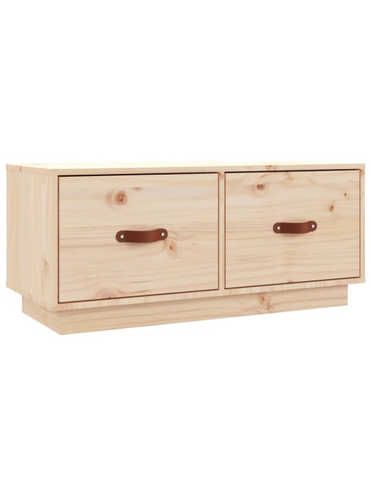 Tv skříňka 80 x 34 x 35 cm masivní borové dřevo