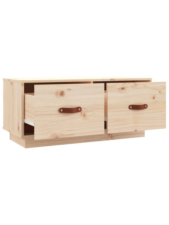 Tv skříňka 80 x 34 x 35 cm masivní borové dřevo