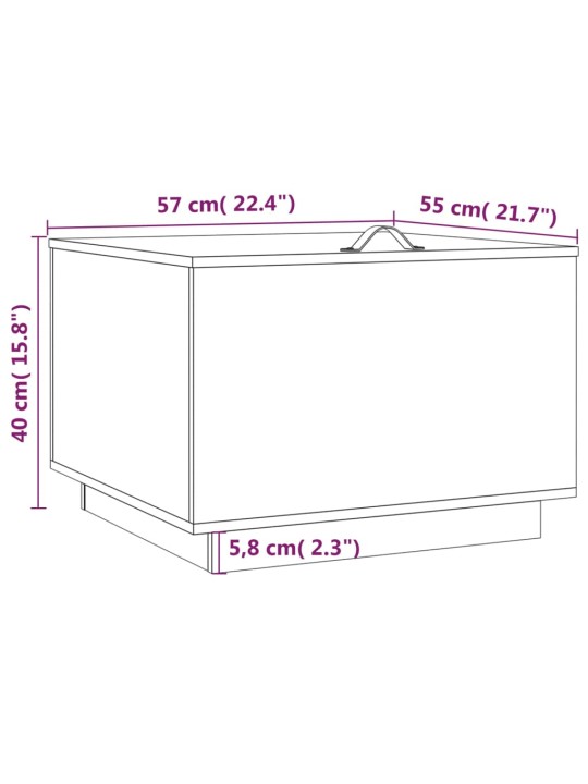 Úložné boxy s víkem 3 ks černé masivní borové dřevo