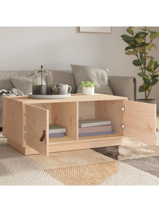 Konferenční stolek 80 x 50 x 35 cm masivní borové dřevo