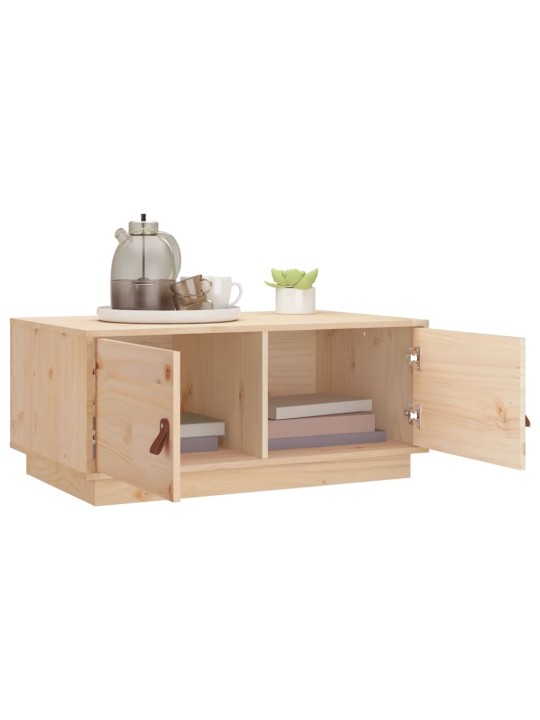 Konferenční stolek 80 x 50 x 35 cm masivní borové dřevo