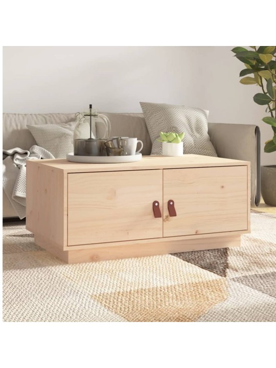 Konferenční stolek 80 x 50 x 35 cm masivní borové dřevo