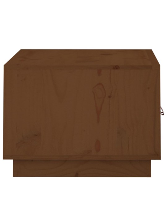 Konferenční stolek medově hnědý 80x50x35 cm masivní borovice