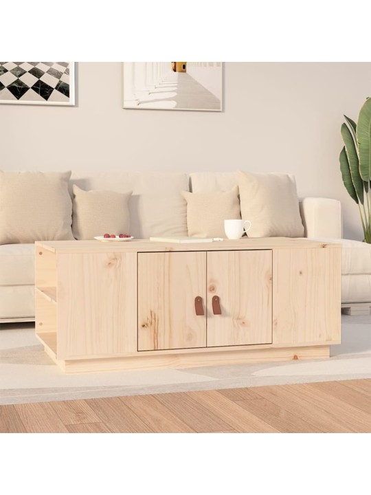 Konferenční stolek 100 x 50 x 41 cm masivní borové dřevo