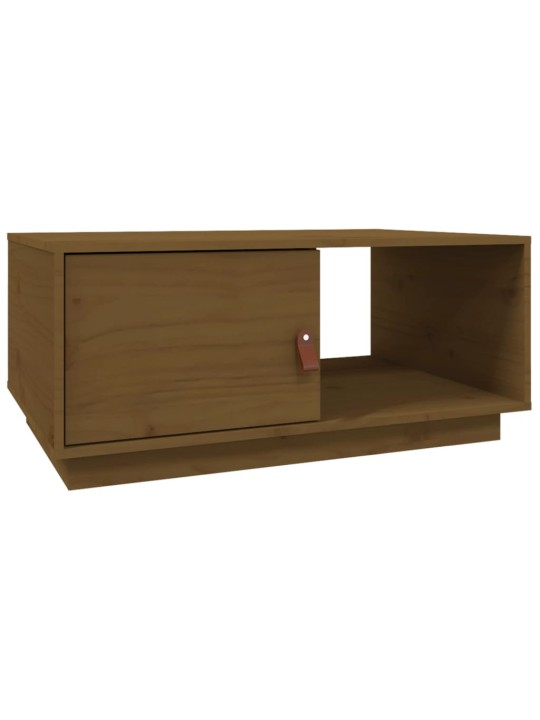 Konferenční stolek medově hnědý 80x50x35,5 cm masivní borovice