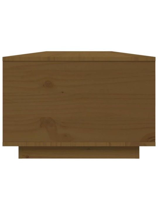 Konferenční stolek medově hnědý 80x50x35,5 cm masivní borovice