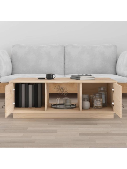 Konferenční stolek 100x50x35 cm masivní borové dřevo