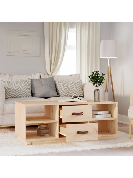 Konferenční stolek 100 x 50 x 41 cm masivní borové dřevo