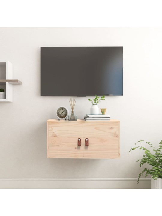 Nástěnná skříňka 60 x 30 x 30 cm masivní borové dřevo