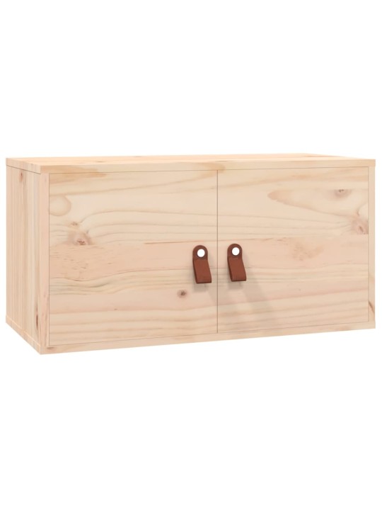 Nástěnné skříňky 2 ks 60 x 30 x 30 cm masivní borovice