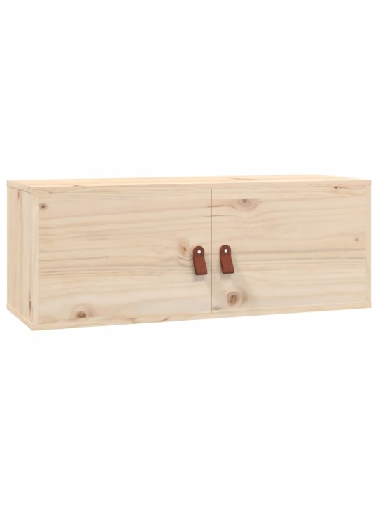 Nástěnná skříňka 80 x 30 x 30 cm masivní borové dřevo