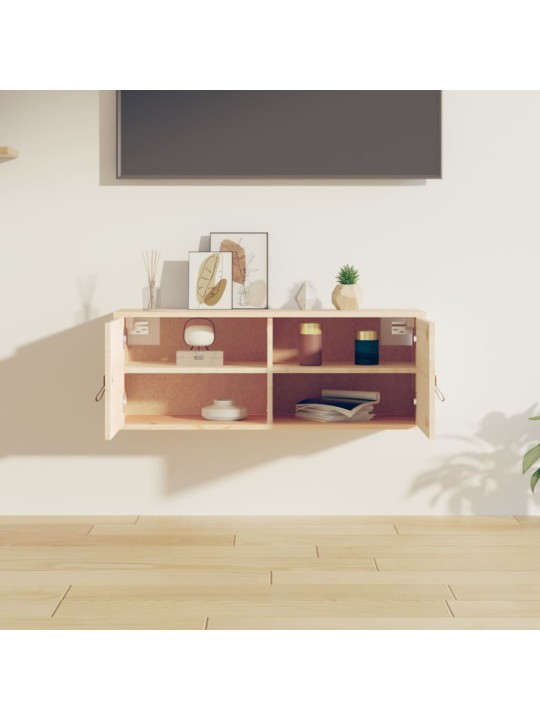 Nástěnná skříňka 80 x 30 x 30 cm masivní borové dřevo