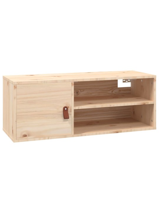 Nástěnná skříňka 80 x 30 x 30 cm masivní borové dřevo