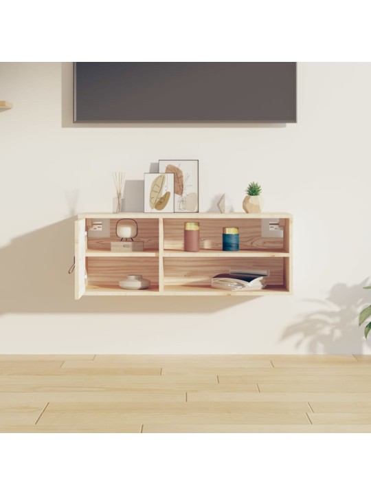 Nástěnná skříňka 80 x 30 x 30 cm masivní borové dřevo