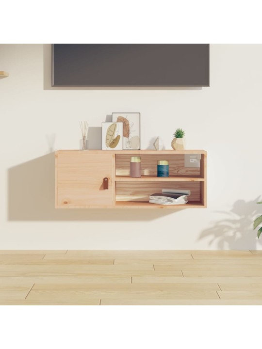 Nástěnná skříňka 80 x 30 x 30 cm masivní borové dřevo