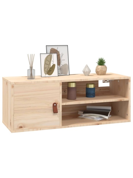 Nástěnné skříňky 2 ks 80 x 30 x 30 cm masivní borové dřevo