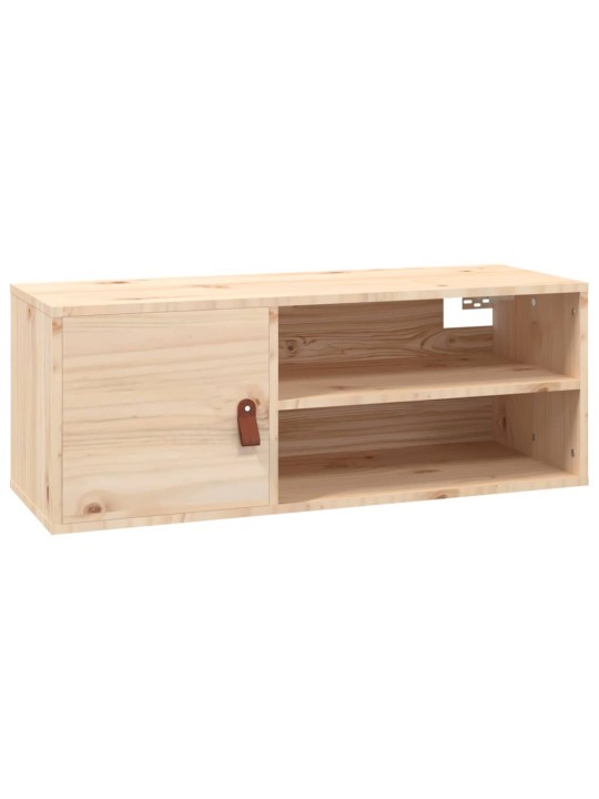 Nástěnné skříňky 2 ks 80 x 30 x 30 cm masivní borové dřevo