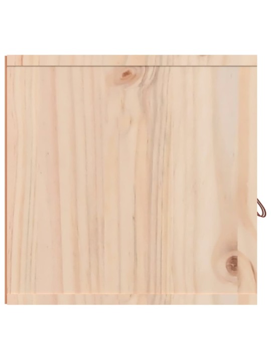 Nástěnné skříňky 2 ks 80 x 30 x 30 cm masivní borové dřevo