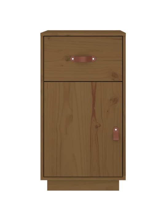 Skříňka k psacímu stolu medová 40x50x75 cm masivní borové dřevo